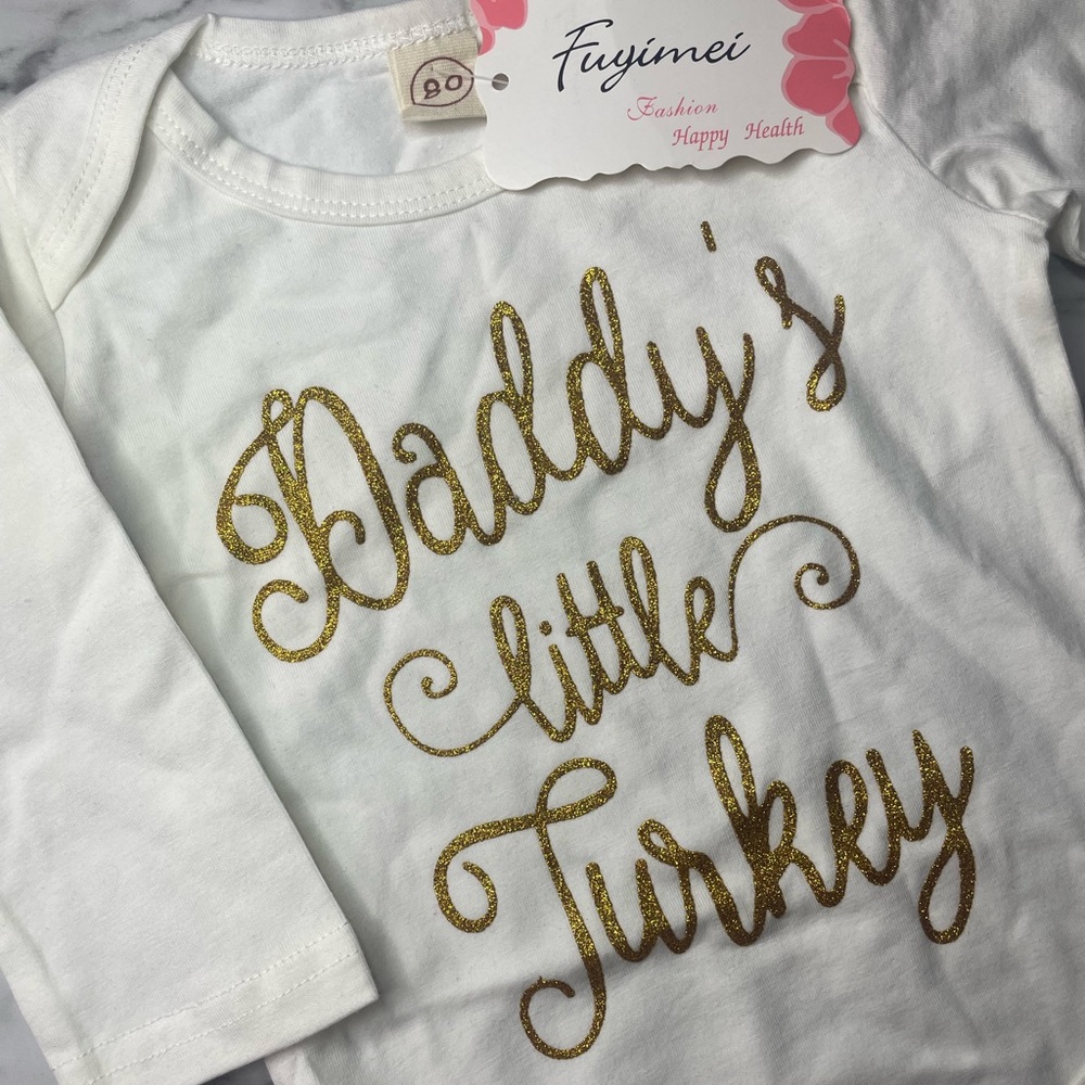 Daddy’s Little Turkey Onesie